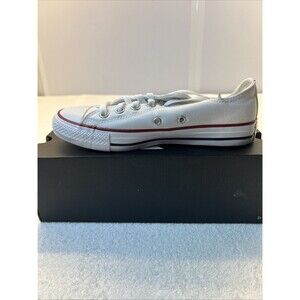 Converse All Star OX Canvas Low Unisex Sneakers White M 5.5 W 7.5 NEW in Box